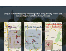 Tablet Screenshot of apartmentsatl.com